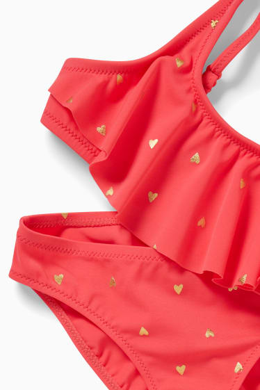 Enfants - Bikini - LYCRA® XTRA LIFE™ - 2 pièces - à motif - rouge