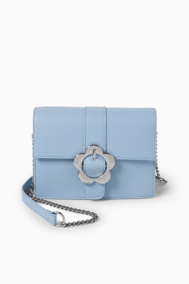 Donna - CLOCKHOUSE - piccola borsa a tracolla - similpelle - azzurro