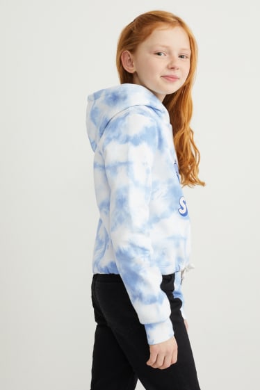 Children Girls - Lilo & Stitch - hoodie - white / light blue