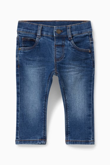 Babys - Baby-Jeans - LYCRA® - blau-melange