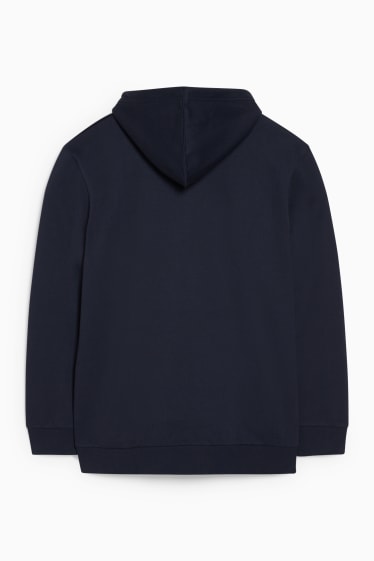 Heren - Hoodie - donkerblauw