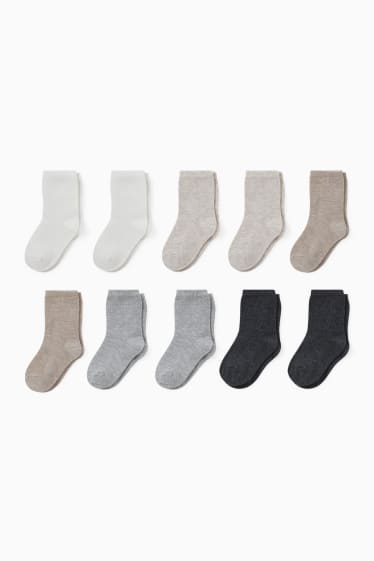 Babies - Multipack of 10 - baby socks - beige