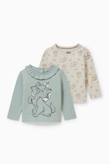 Babys - Multipack 2er - Aristocats - Baby-Langarmshirt - mintgrün