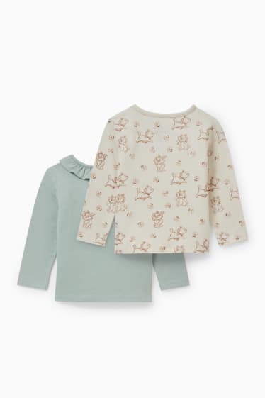 Baby Girls - Multipack of 2 - Aristocats - baby long sleeve top - mint green