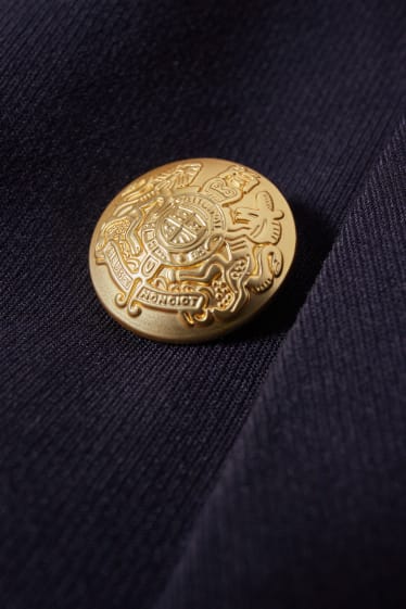 Femmes - Blazer de bureau - cintrée - bleu foncé