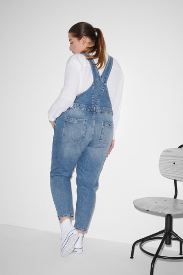 Women - CLOCKHOUSE - denim dungarees - denim-light blue