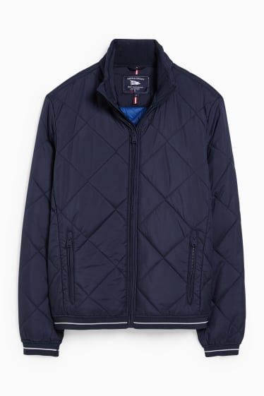 Men - Quilted jacket - LYCRA® - dark blue