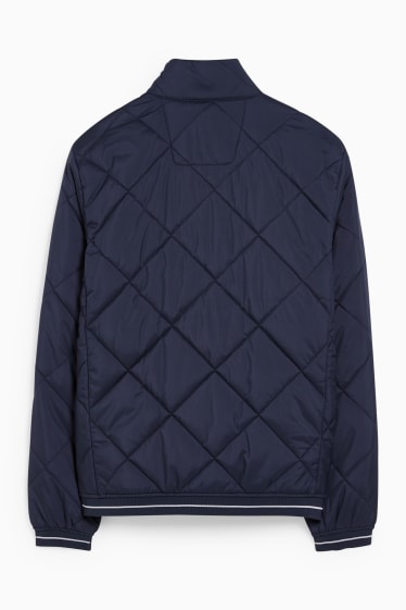 Men - Quilted jacket - LYCRA® - dark blue