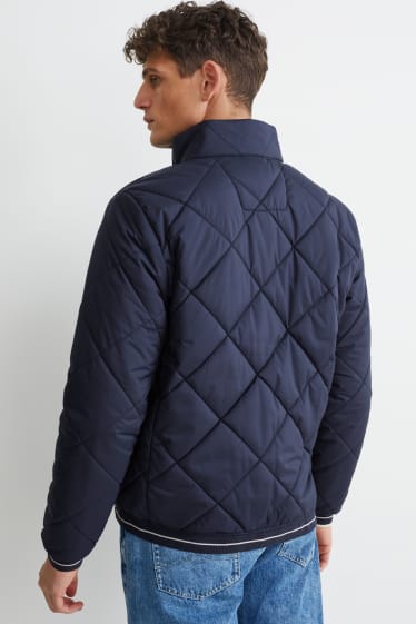 Men - Quilted jacket - LYCRA® - dark blue