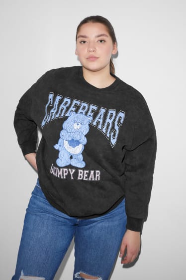 Adolescenți și tineri - CLOCKHOUSE - bluză de molton - Care Bears - negru