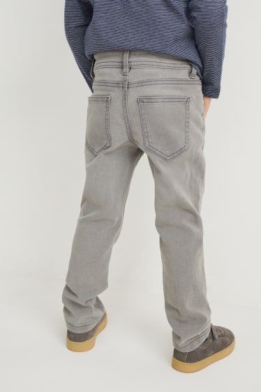 Kinder - Straight Jeans - helljeansgrau