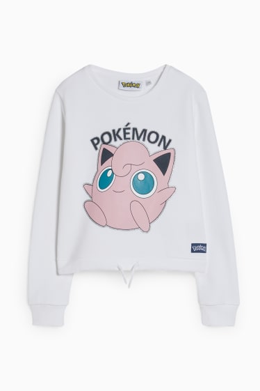 Kinder Mädchen - Pokémon - Sweatshirt - weiss