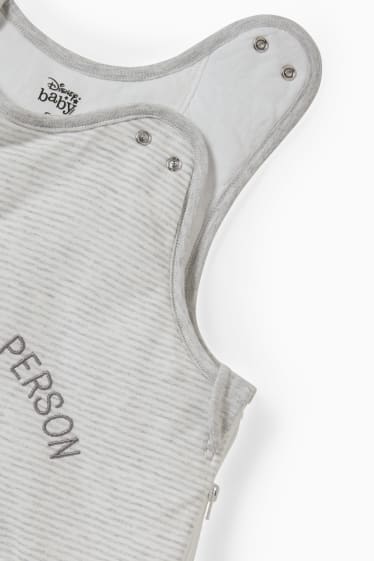 Unisexe - Winnie l’ourson - gigoteuse - 18-36 mois- à rayures - gris clair chiné