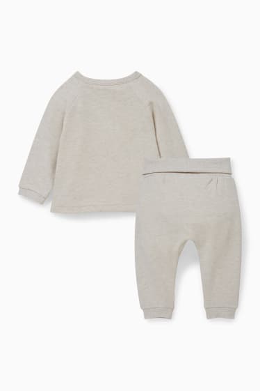 Babys - Babyoutfit - 2-delig - beige