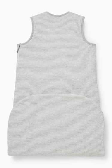 Unisexe - Winnie l’ourson - gigoteuse - 18-36 mois- à rayures - gris clair chiné
