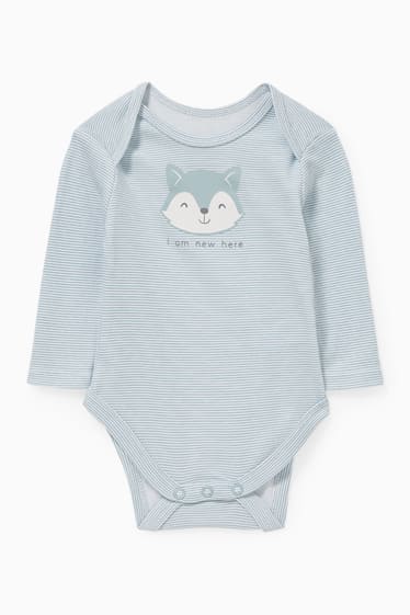 Bébés - Tenue nouveau-né - 3 pièces - bleu clair