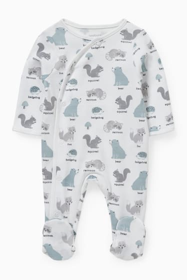 Bébés - Tenue nouveau-né - 3 pièces - bleu clair