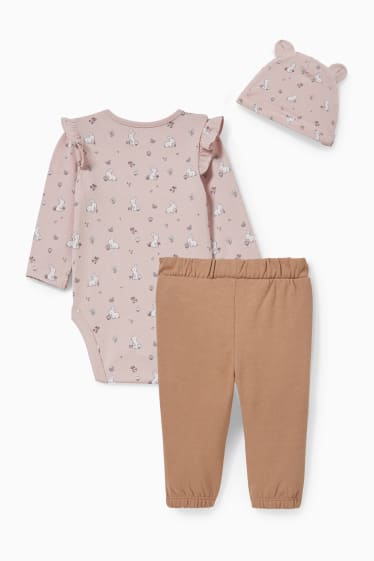 Babys - Baby-Outfit - 3 teilig - hellrosa