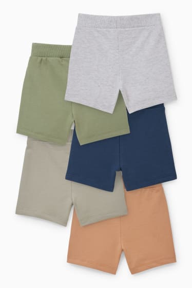 Babys - Multipack 5er - Baby-Shorts - grün