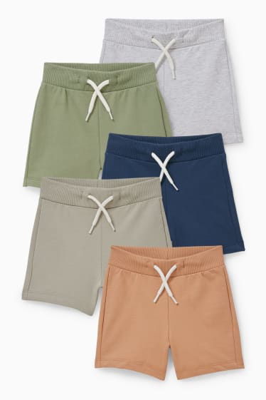 Neonati - Confezione da 5 - shorts per neonati - verde