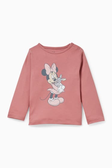 Niemowlęta dziewczynki - Myszka Minnie - piżama niemowlęca - 2 części - jasnoróżowy