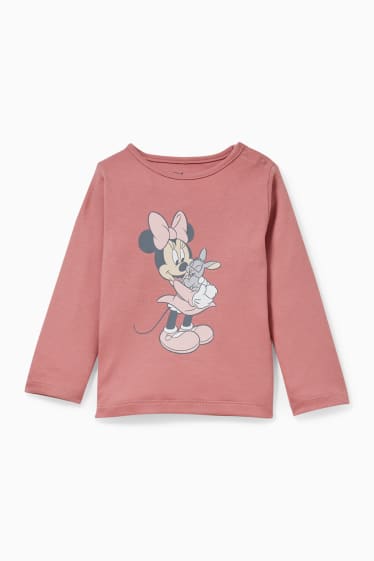 Babys - Minnie Mouse - babypyjama - 2-delig - roze