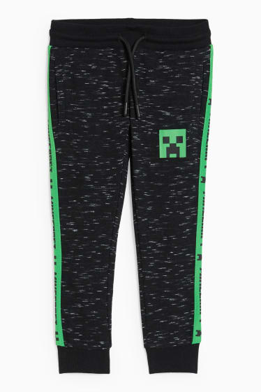 Enfants - Minecraft - pantalon de jogging - gris foncé