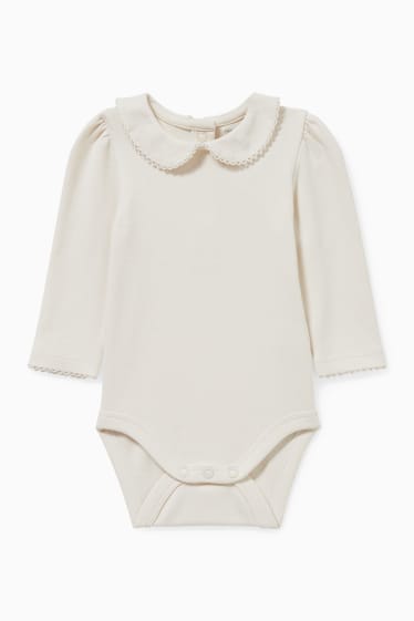 Babies - Newborn outfit - 2 piece - cremewhite