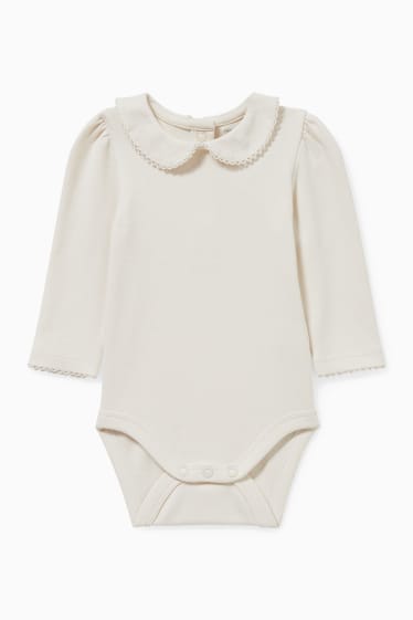 Baby Girls - Newborn outfit - 2 piece - cremewhite
