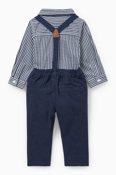 Babys - Baby-Outfit - 3 teilig - dunkelblau