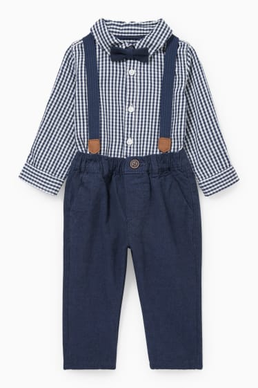 Bébés garçons - Ensemble bébé - 3 pièces - bleu foncé