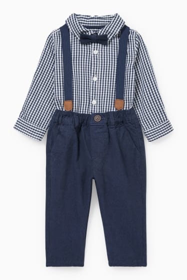 Babys - Baby-Outfit - 3 teilig - dunkelblau