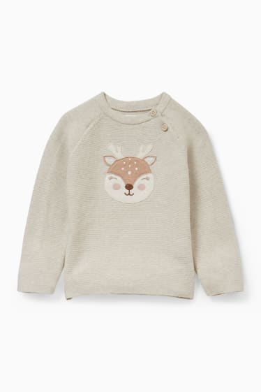 Baby Mädchen - Baby-Outfit - 3 teilig - hellbraun