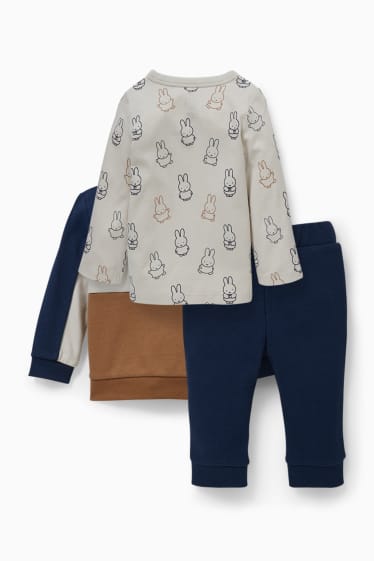 Babys - Miffy - Baby-Outfit - 3 teilig - dunkelblau