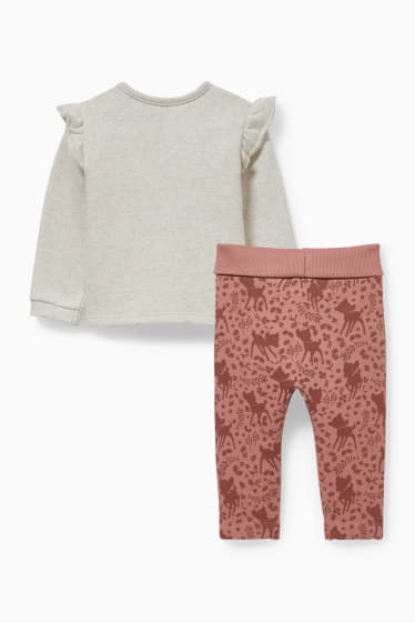 Babies - Bambi - baby outfit - 2 piece - pale pink