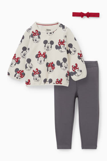 Babys - Disney - Baby-Outfit - 3 teilig - cremeweiß