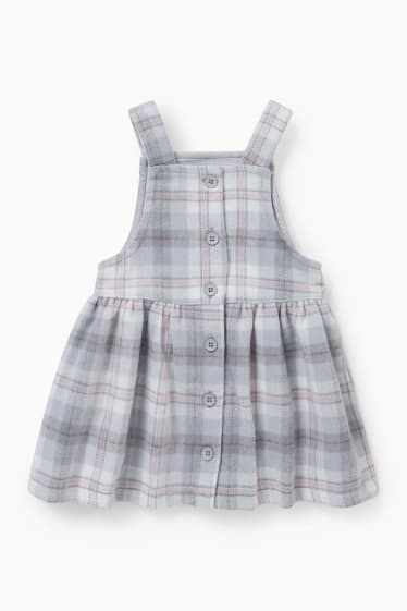 Babys - Baby-Outfit - 2 teilig - grau / rosa