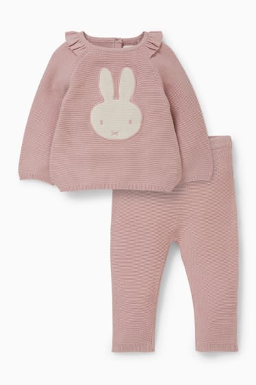 Bebés - Miffy - conjunto para bebé - 2 piezas - rosa