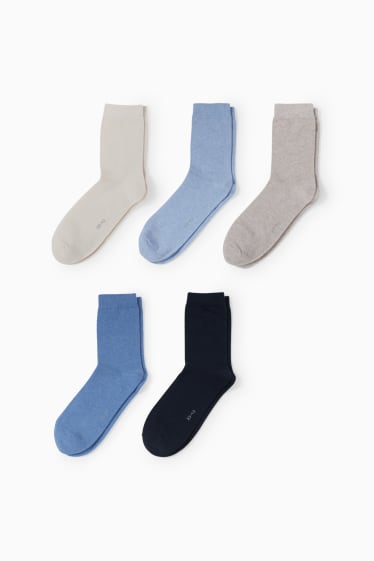 Dona - Paquet de 5 - mitjons - beix/blau
