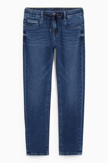 Dětské - Slim jeans - jog denim - džíny - modré