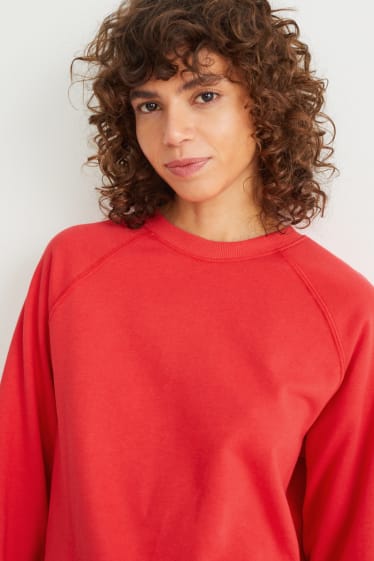 Femmes - Sweat basique - rouge