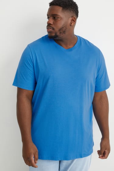 Heren - T-shirt - blauw