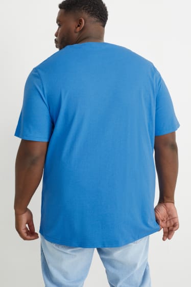 Heren - T-shirt - blauw