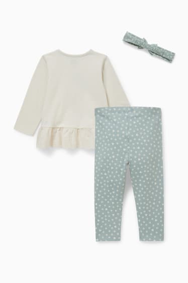 Bébés filles - Minnie Mouse - ensemble bébé - 3 pièces - beige clair