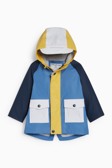 Baby: jongens - Babyjas met capuchon - geel