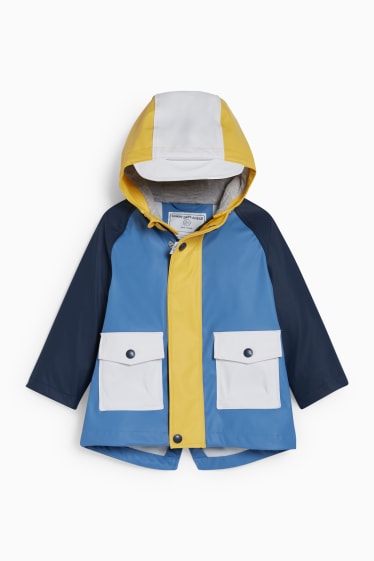 Babys - Baby-Jacke mit Kapuze - gelb