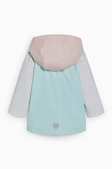 Babies - Baby jacket with hood - mint green