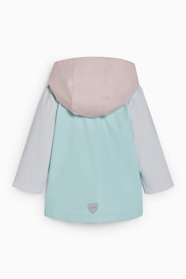Baby: meisjes - Babyjas met capuchon - mintgroen