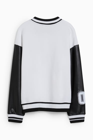Enfants filles - Sweat zippé - blanc