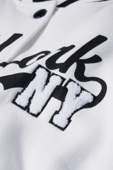 Enfants filles - Sweat zippé - blanc